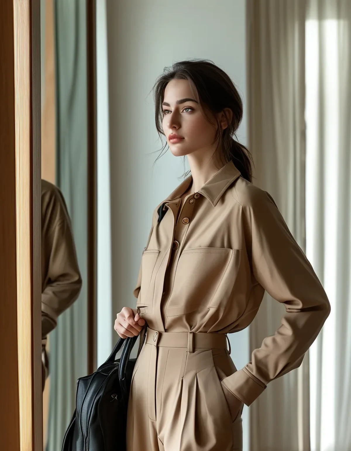 Why Adding One Black Piece Breaks an Otherwise Perfect Neutral Outfit
